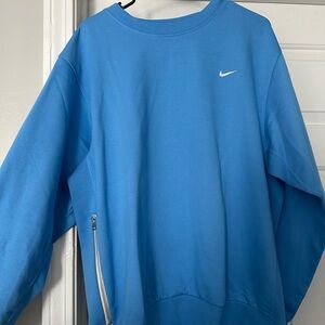 Nike Blue Crewneck Sweater Classic Design